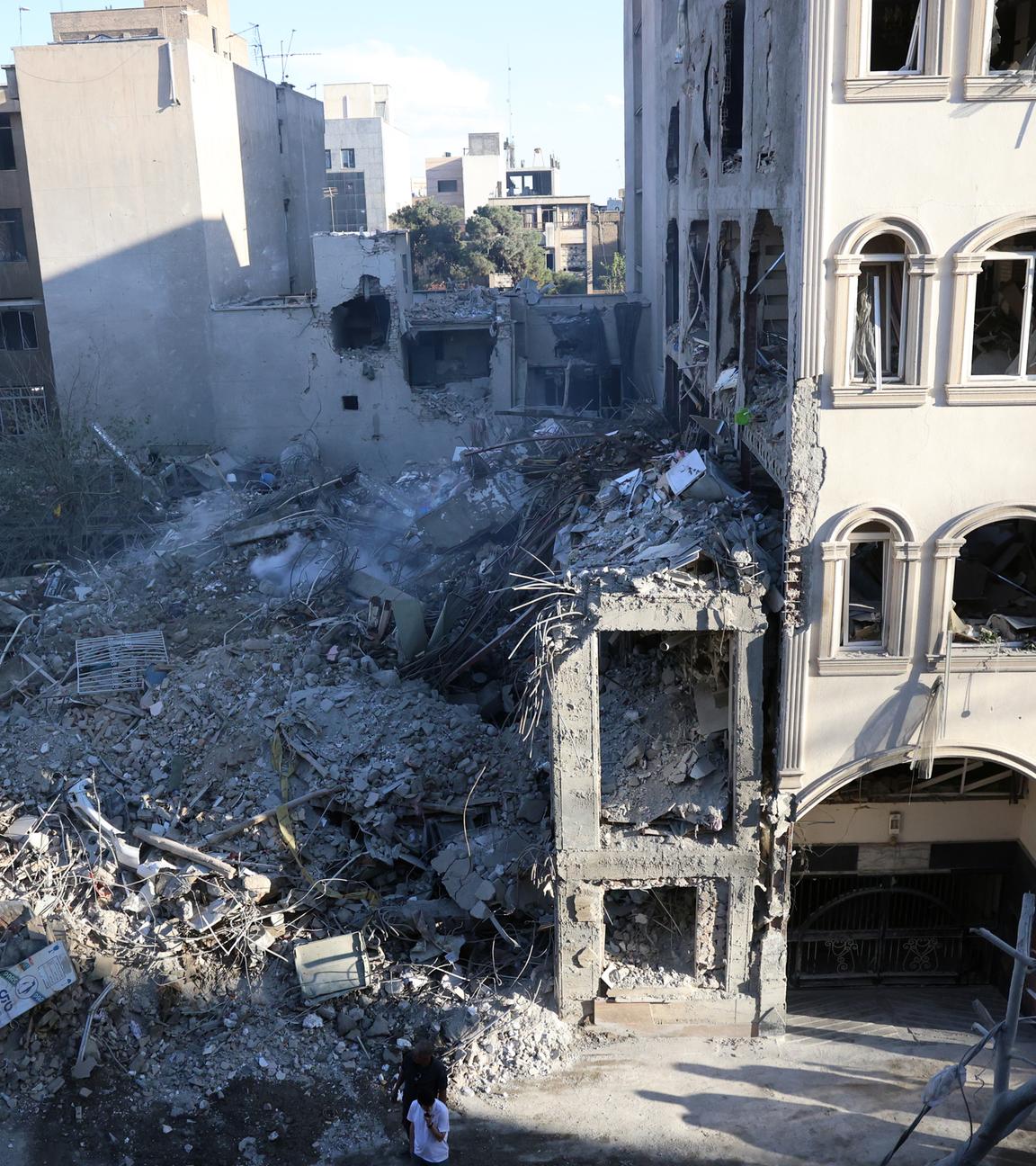 Die zerstörte Khorasaniha Synagoge in Teheran.