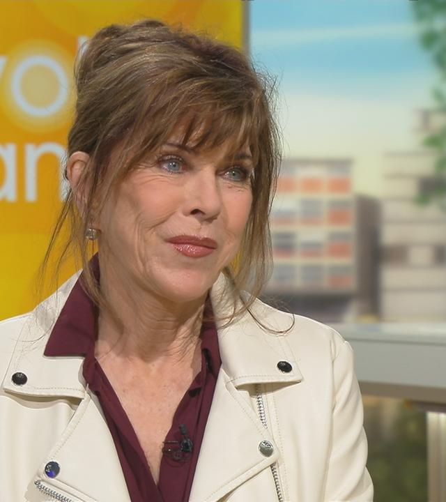 Anja Kruse am "Volle Kanne"-Frühstückstisch