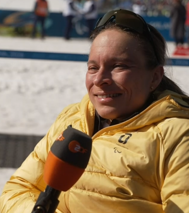 Anja Wicker im ZDF-Interview am 08.03.2026. 