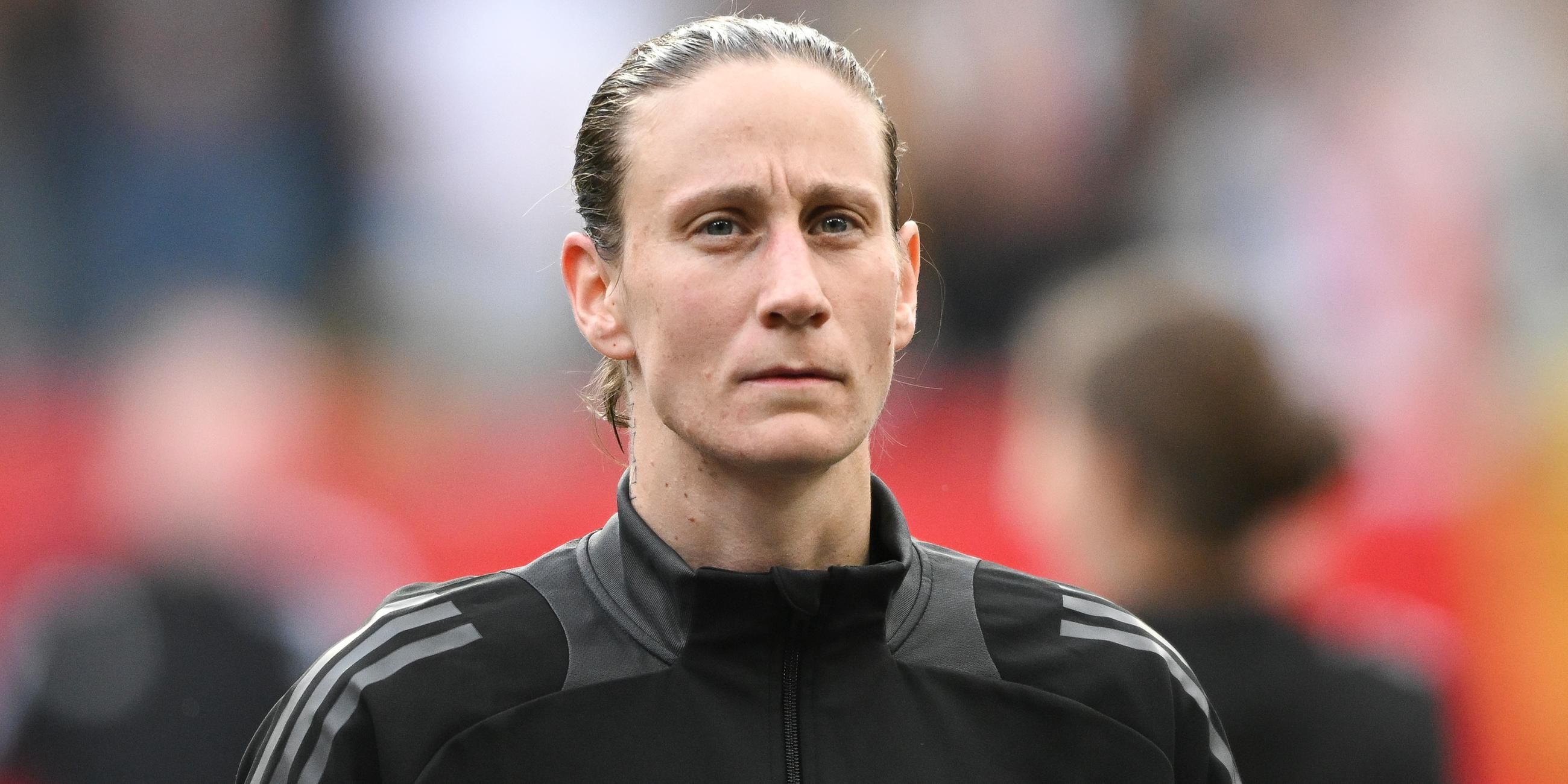 Die deutsche Torhüterin Ann-Katrin Berger.