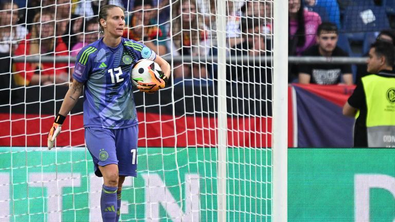 Archiv: Deutschlands Torhüterin Ann-Katrin Berger. Am 16.07.2024