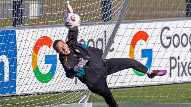 Ann-Katrin Berger im Training, aufgenommen am 18.02.2025