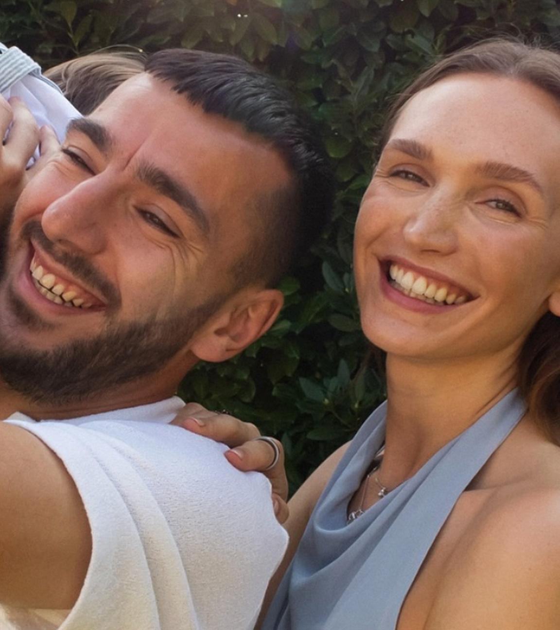 Anna und Sargis Adamyan und ihr Sohn Levi.