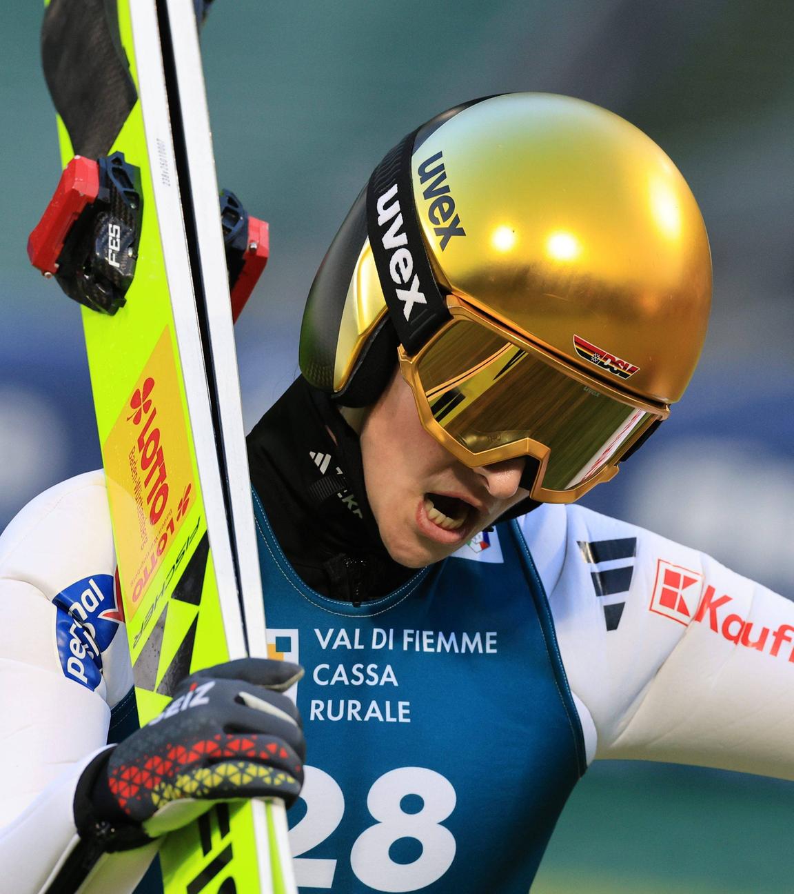 FIS Ski jumping, Skispringen, Ski, nordisch - Nordic Summer Festival - Pierre Teyssot MAXPPP ; FIS Ski Jumping - Nordic Summer Festival -. Predazzo, Italy on September 20, 2025. Ladies Ski Jumping HS143 event ahead of Milano Cortina