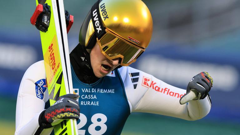 FIS Ski jumping, Skispringen, Ski, nordisch - Nordic Summer Festival - Pierre Teyssot MAXPPP ; FIS Ski Jumping - Nordic Summer Festival -. Predazzo, Italy on September 20, 2025. Ladies Ski Jumping HS143 event ahead of Milano Cortina