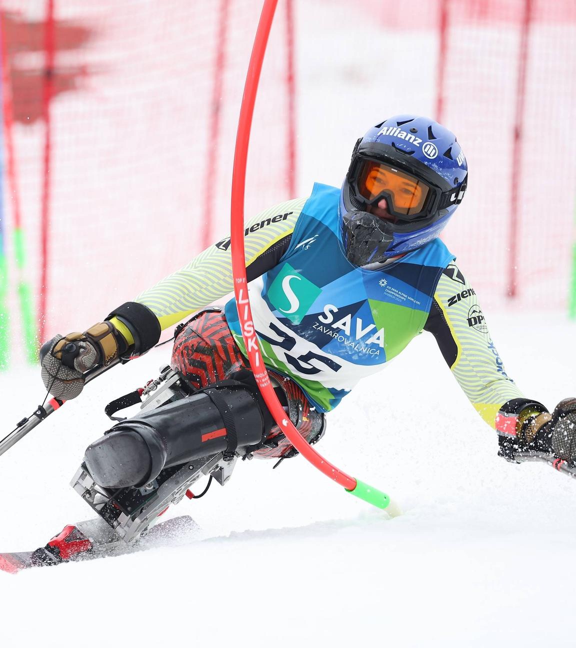 Anna-Lena Forster vom Team Deutschland im Slalom der Damen am 22.01.2023 in Slowenien. 