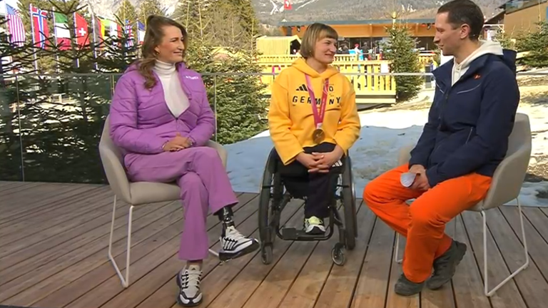 Anna-Lena Forster im ZDF-Interview am 08.03.2026.