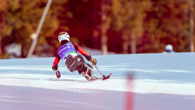 Anna-Lena Forster (Deutschland) in Aktion. 