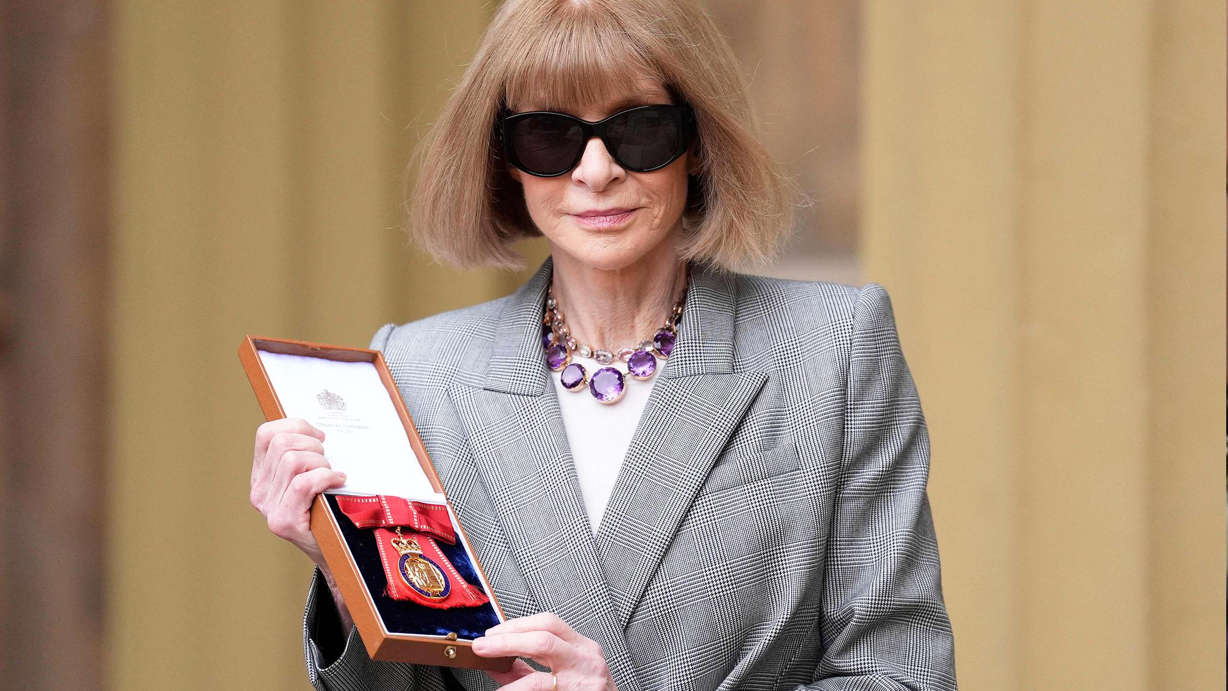 Die "Vogue"- Chefin Anna Wintour 