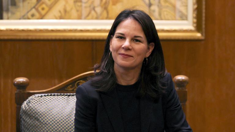 Außenministerin Annalena Baerbock am 23.10.2024 in Berut (Libanon)