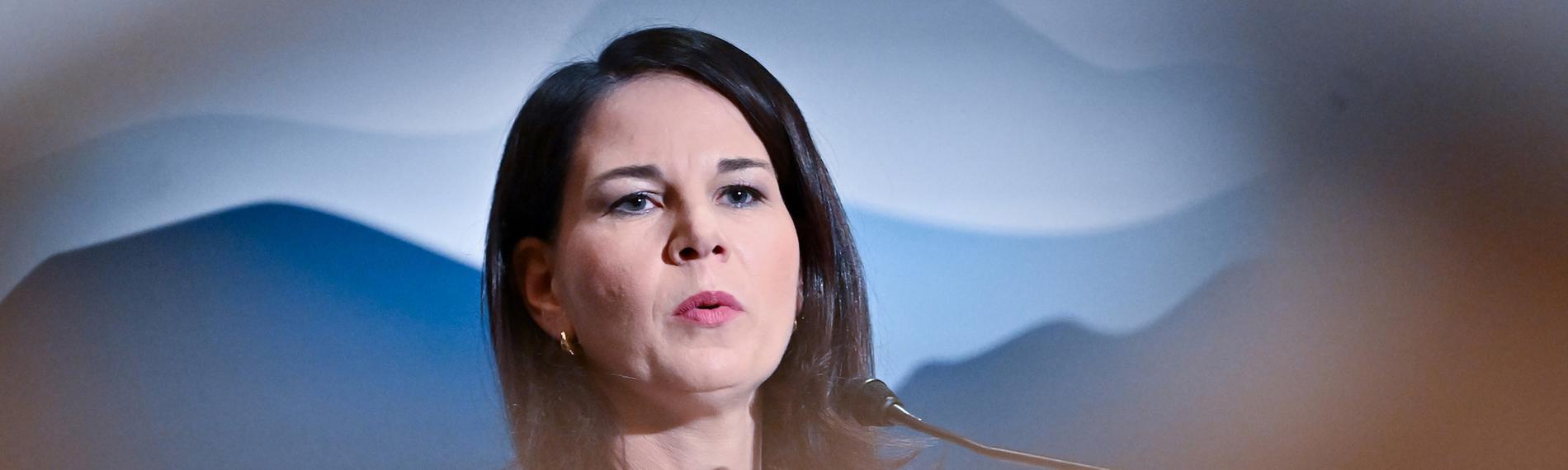 Außenministerin Annalena Baerbock, aufgenommen am 14.03.2025 in Charlevoix (Kanada)