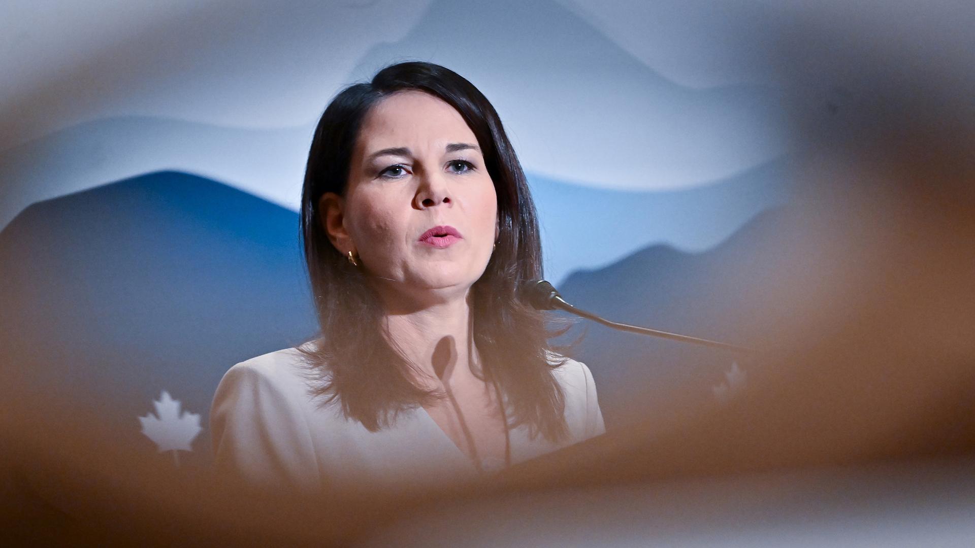 Außenministerin Annalena Baerbock, aufgenommen am 14.03.2025 in Charlevoix (Kanada)