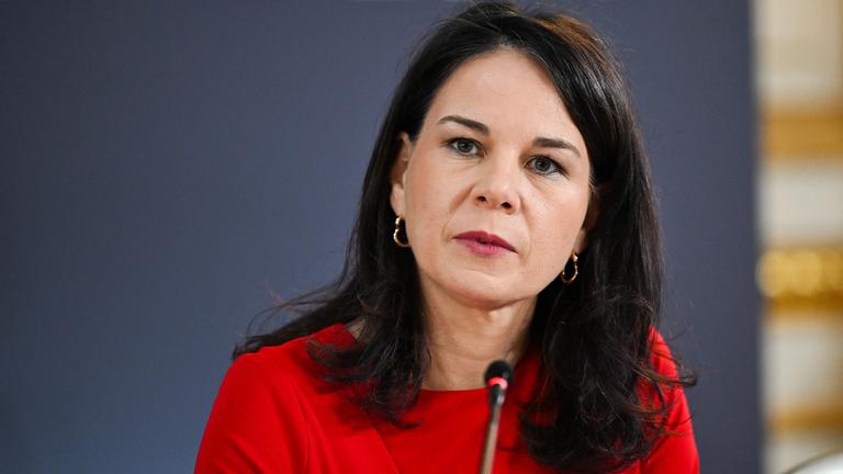 Außenministerin Annalena Baerbock, aufgenommen am 15.04.2025 in London