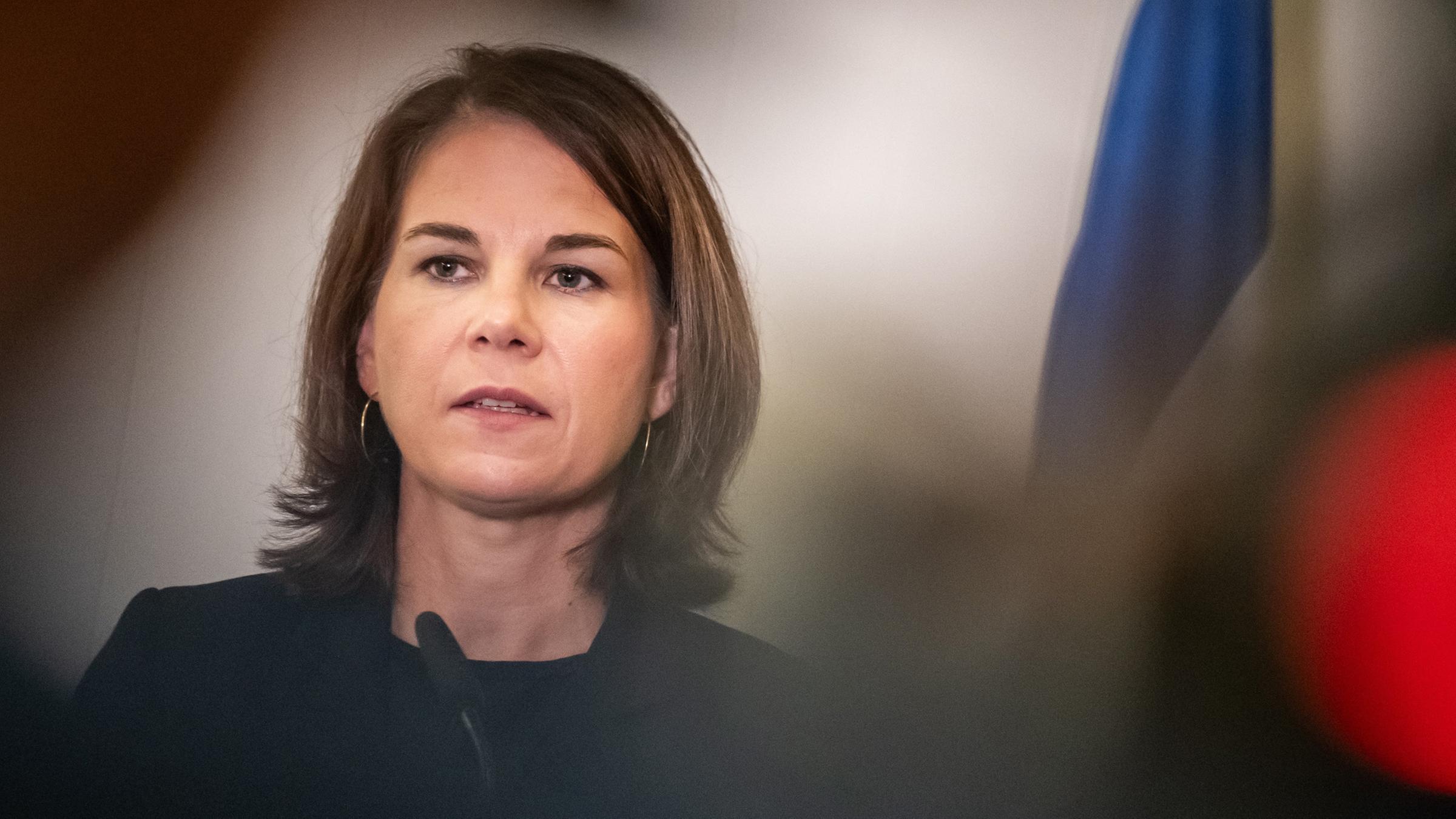 Annalena Baerbock (Bündnis90/Die Grünen) in ihrem Amt als Bundesaußenministerin in Tel Aviv, Israel am 11.11.2023.