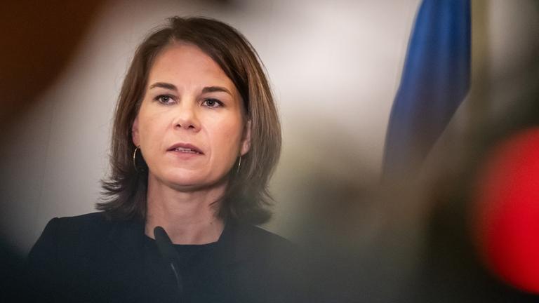 Annalena Baerbock (Bündnis90/Die Grünen) in ihrem Amt als Bundesaußenministerin in Tel Aviv, Israel am 11.11.2023.