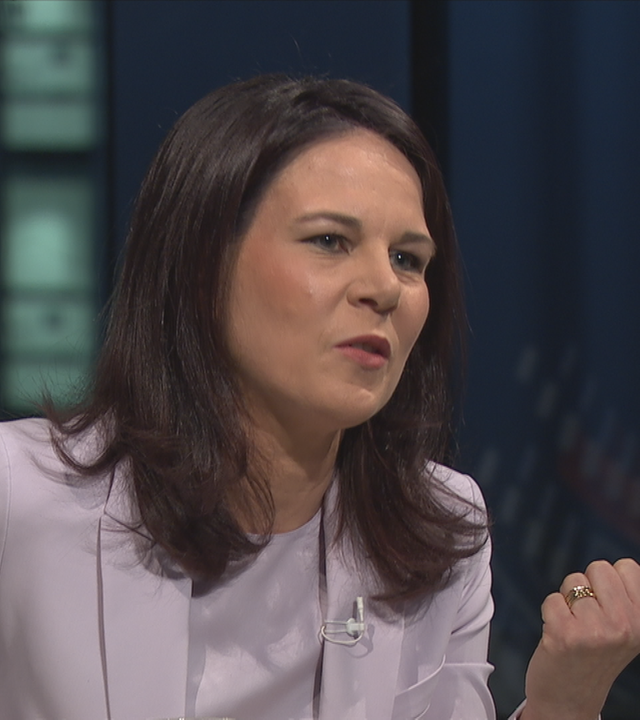 Annalena Baerbock in der ZDF-Wahlsendung Schlussrunde