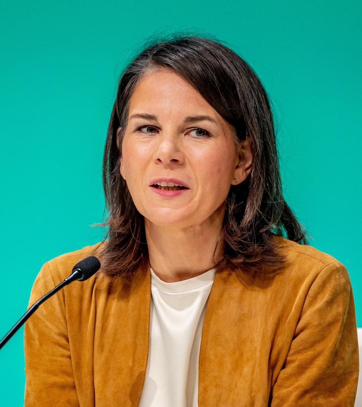 Außenministerin Annalena Baerbock spricht bei der COP28 in Dubai