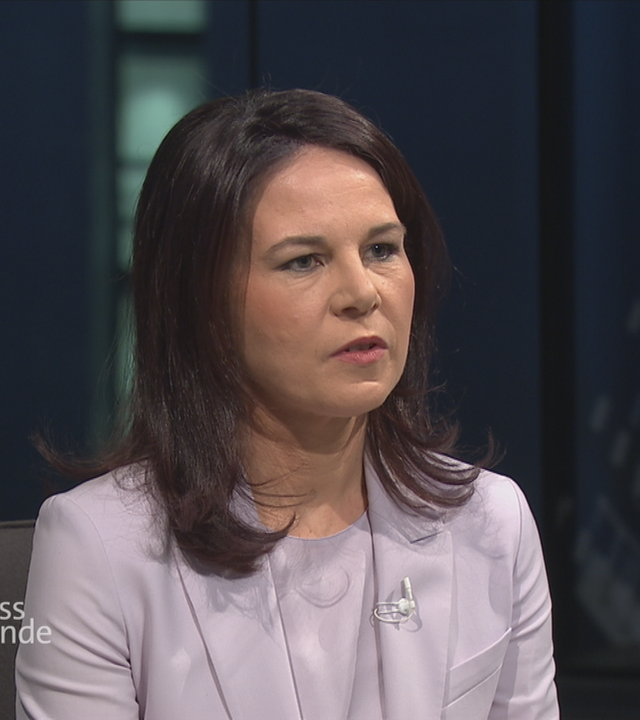 Annalena Baerbock in der ZDF-Wahlsendung Schlussrunde