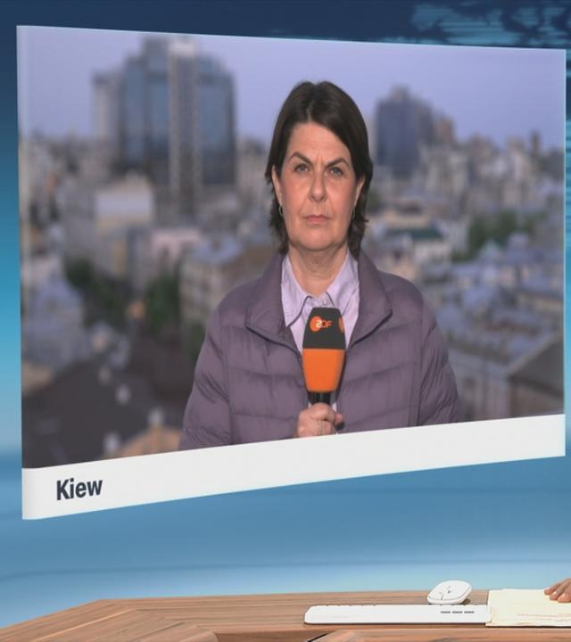 ZDF-Korrespondentin Anne Brühl in Kiew