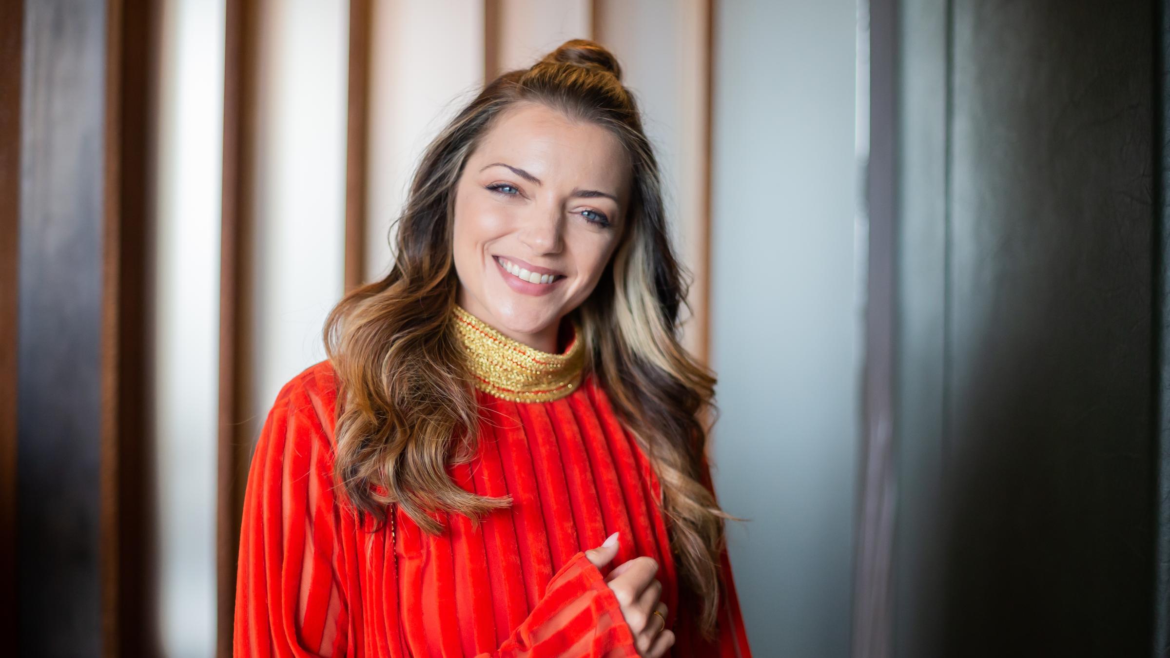 Anne Menden ist schwanger