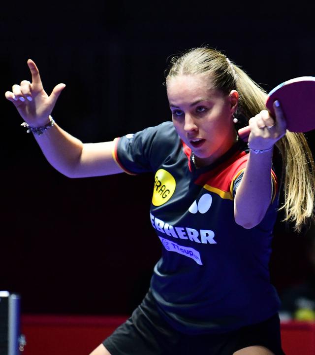 Annett Kaufmann (Deutschland) während der Tischtennis-WM 2024 in Busan, Südkorea. (Archiv)