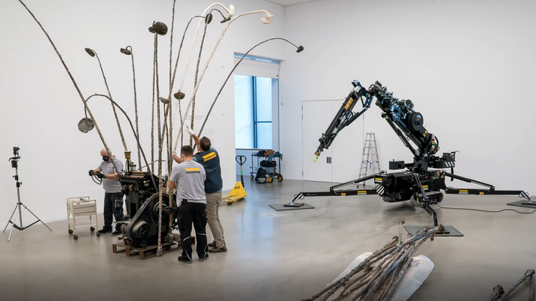 Aufbau "Der verlorene Buchstabe", Anselm Kiefer