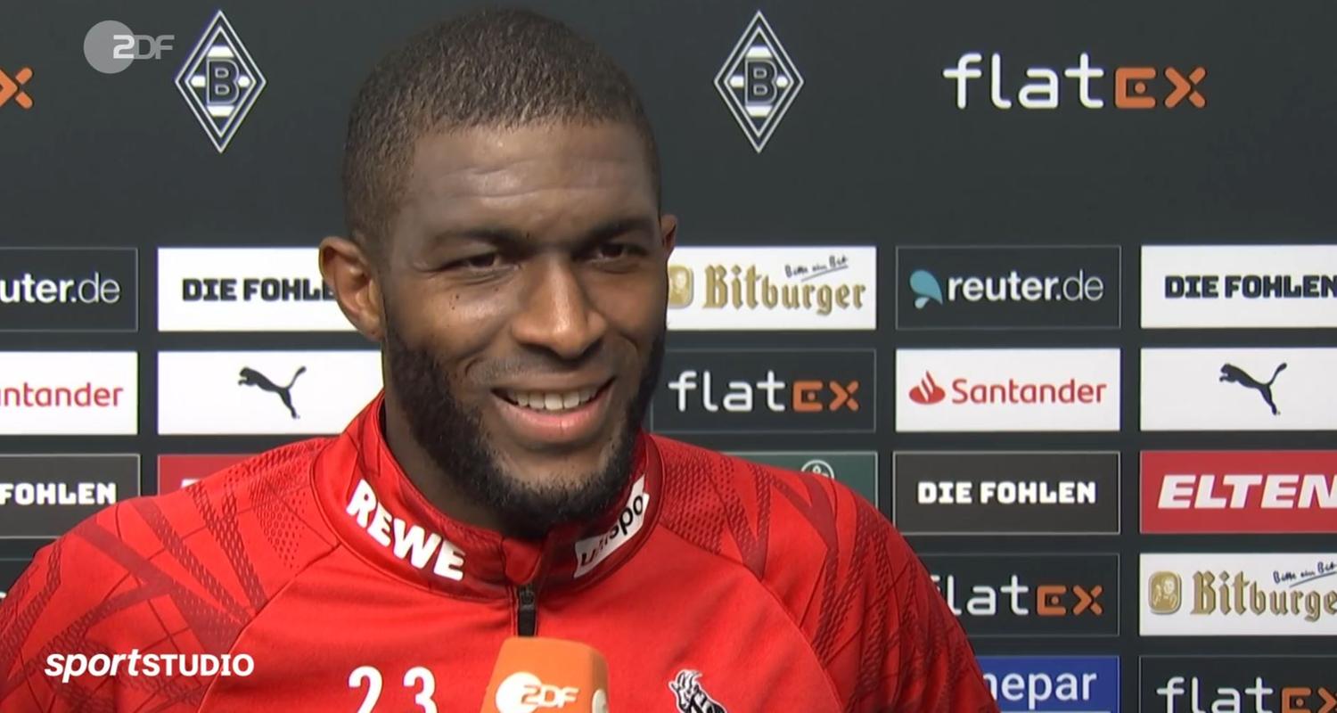 Anthony Modeste im ZDF-Interview.