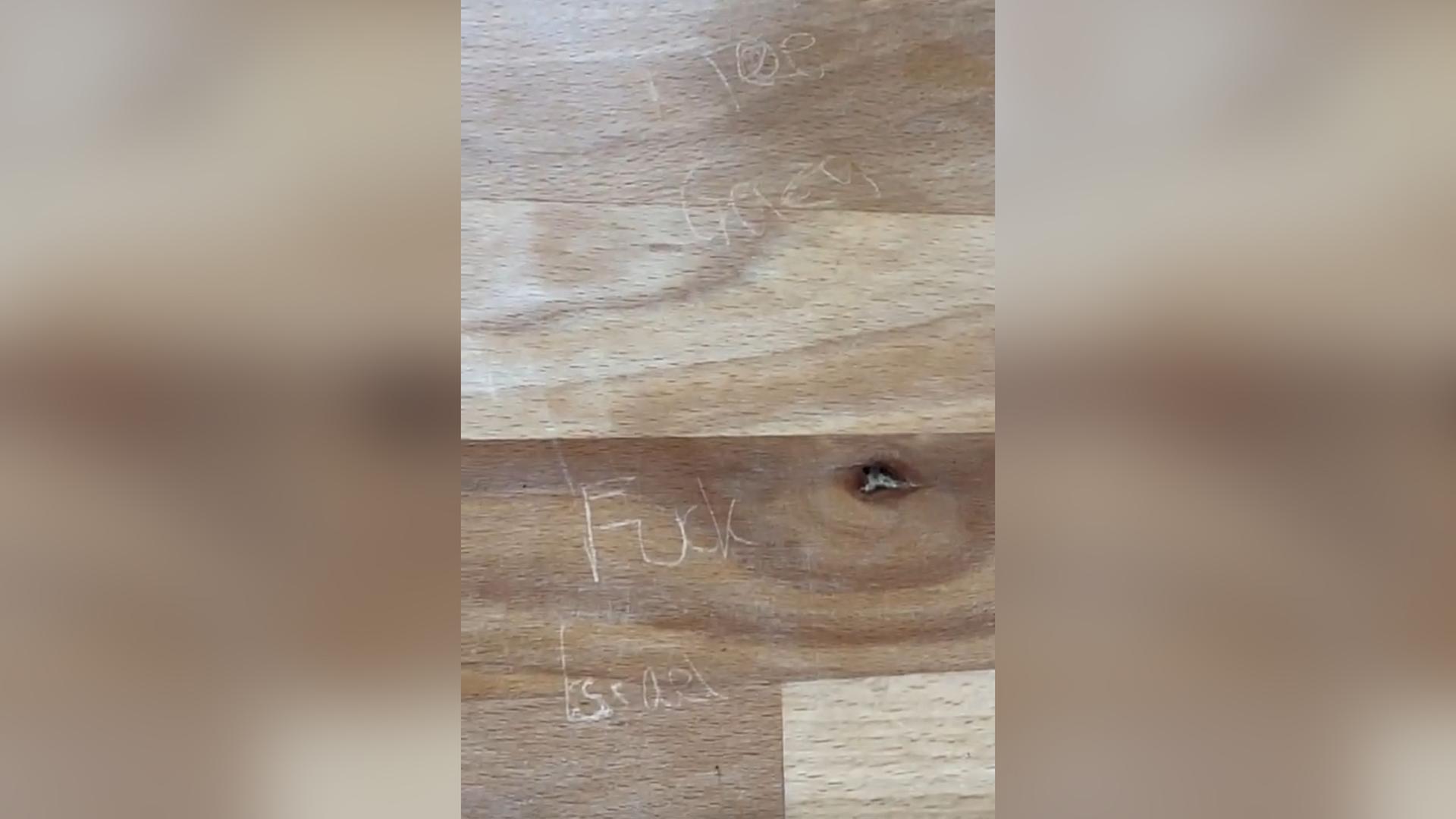 Vandalismus in einem israelischen Restaurant