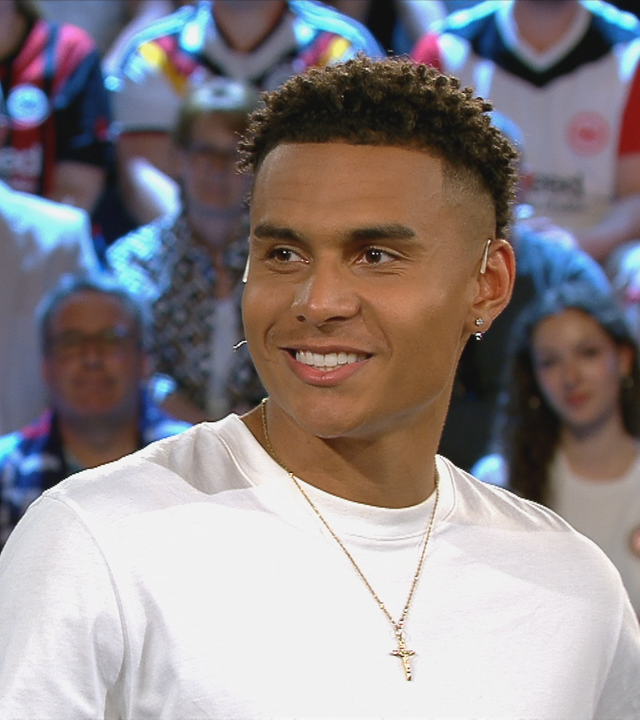 Leipzigs Mittelfeldspieler Antonio Nusa im Talk im aktuellen Sportstudio