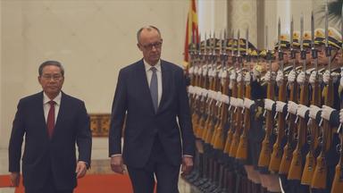 Merz Antrittsbesuch in China