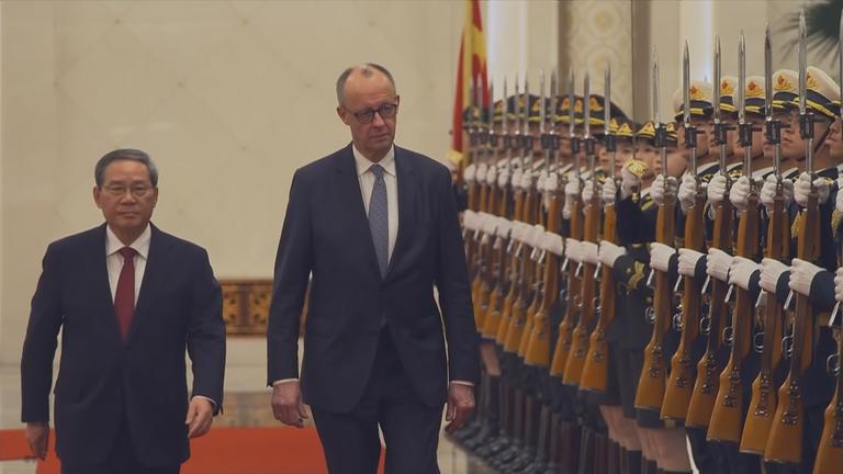 Merz Antrittsbesuch in China