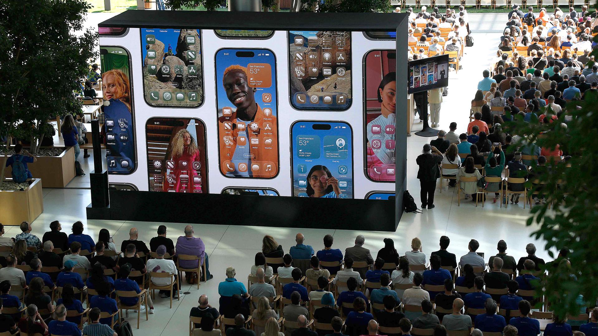 Apple-Produktpräsentation in Kalifornien, aufgenommen am 09.06.2025