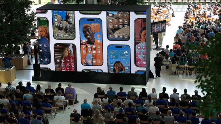 Apple-Produktpräsentation in Kalifornien, aufgenommen am 09.06.2025