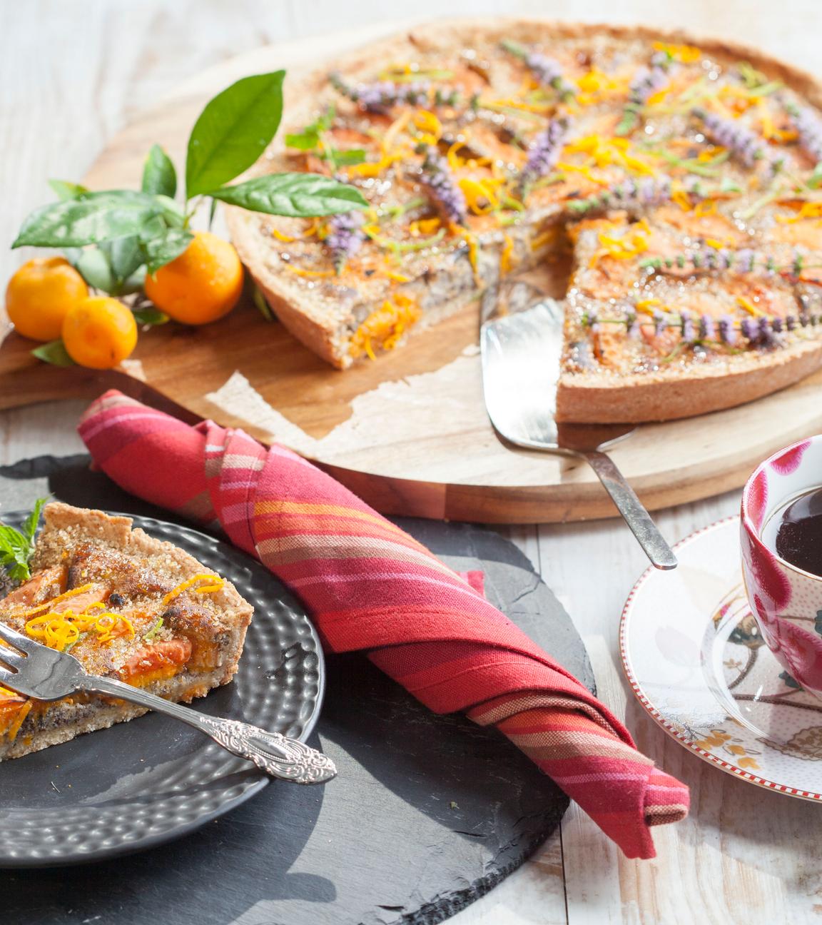 Aprikosen-Mohntarte