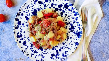 Apulischer Kartoffelsalat mit Kapern „Cialda Barese“