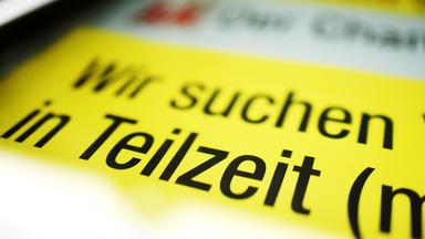Eine Stellenanzeige für eineTeilzeitbeschäftigung
