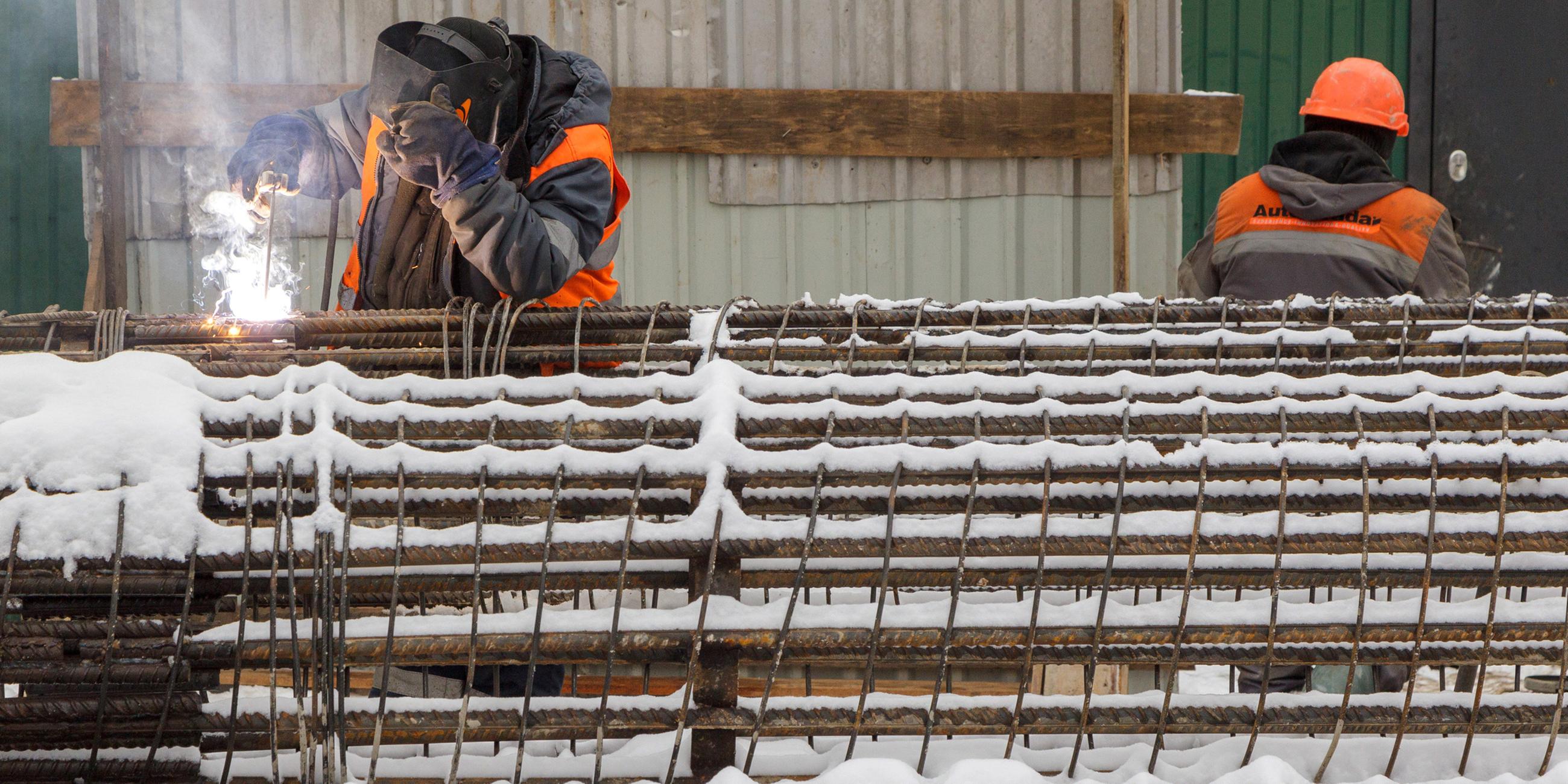 Arbeiter in der Ukraine