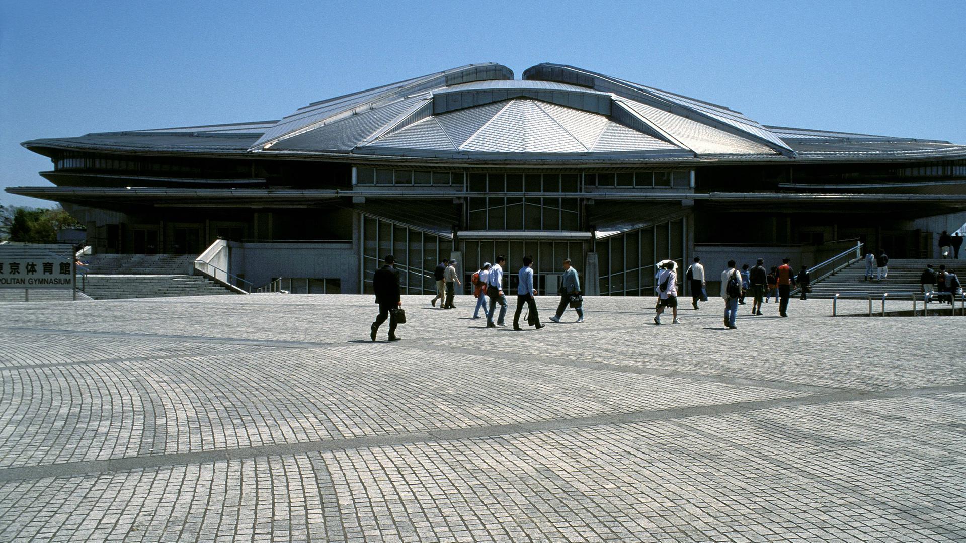 Tokioer Sporthallen im Stadtteil Shibuya - Architekt: Fumihiko Maki