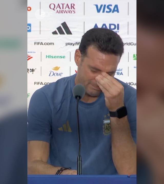 Argentiniens Nationaltrainer Lionel Scaloni