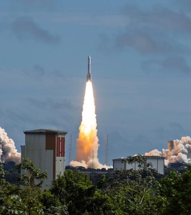 Die Ariane-6-Rakete startete in Französisch Guayana.