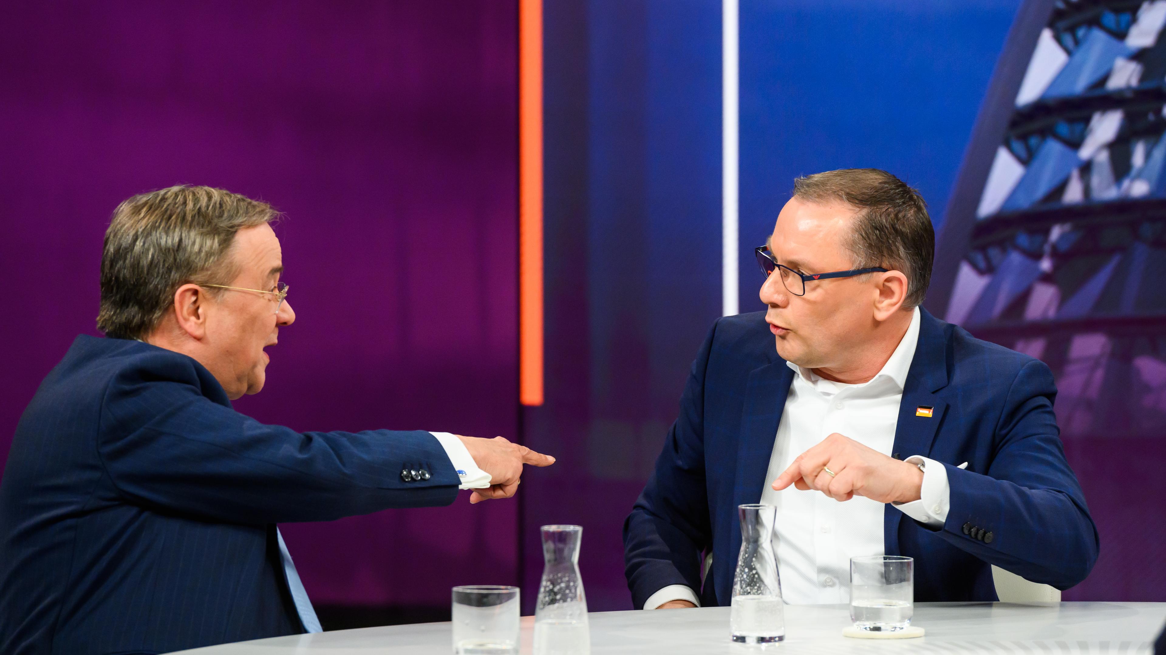 Von links: Armin Laschet, Tino Chrupalla