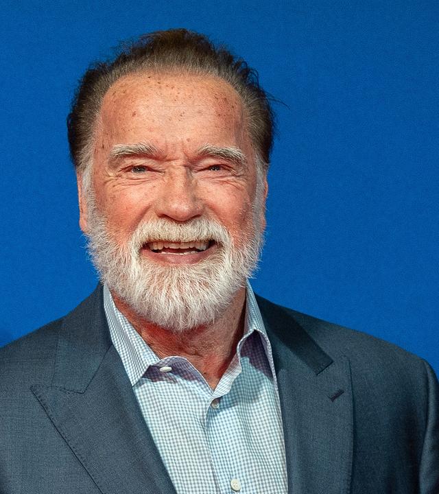 Arnold Schwarzenegger, aufgenommen am 23.01.2025 in Kitzbühel (Österreich)