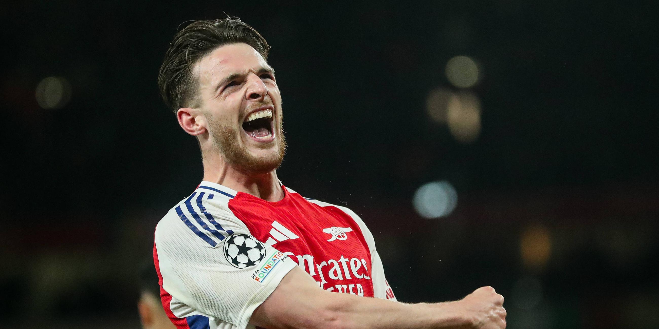 Arsenals Declan Rice trifft gegen Real doppelt