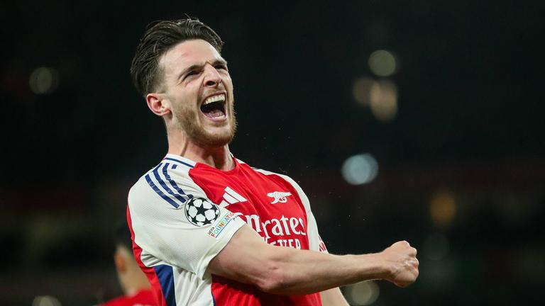 Arsenals Declan Rice trifft gegen Real doppelt