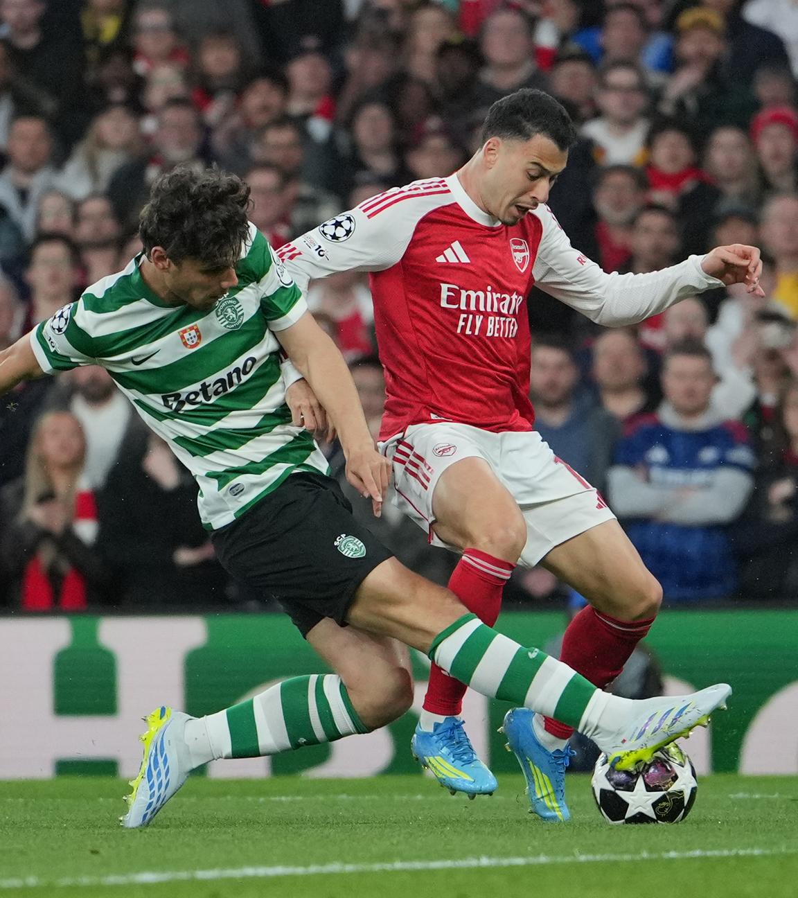 Eduardo Quaresma und Gabriel Martinelli am 15.04.26