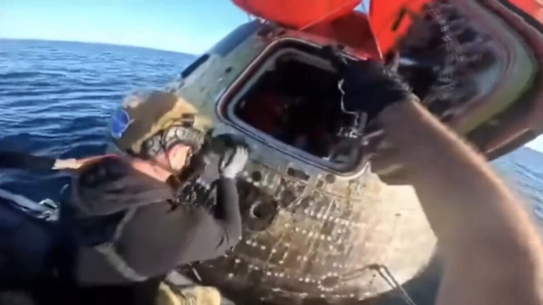 Artemis II: Neue Bilder von der Rückkehr