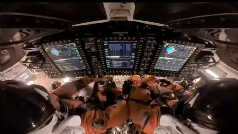 Artemis II spacecraft approaches re-entry to Earth