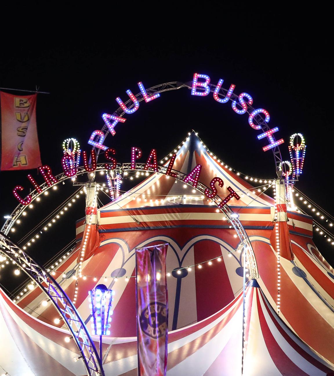 Circus Paul Busch gastierte mit seinem 4. Magdeburger Weihnachtscircus in Magdeburg auf dem Max Wille Platz am 06.01.2019.