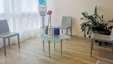 Wartezimmer in einer Arztpraxis