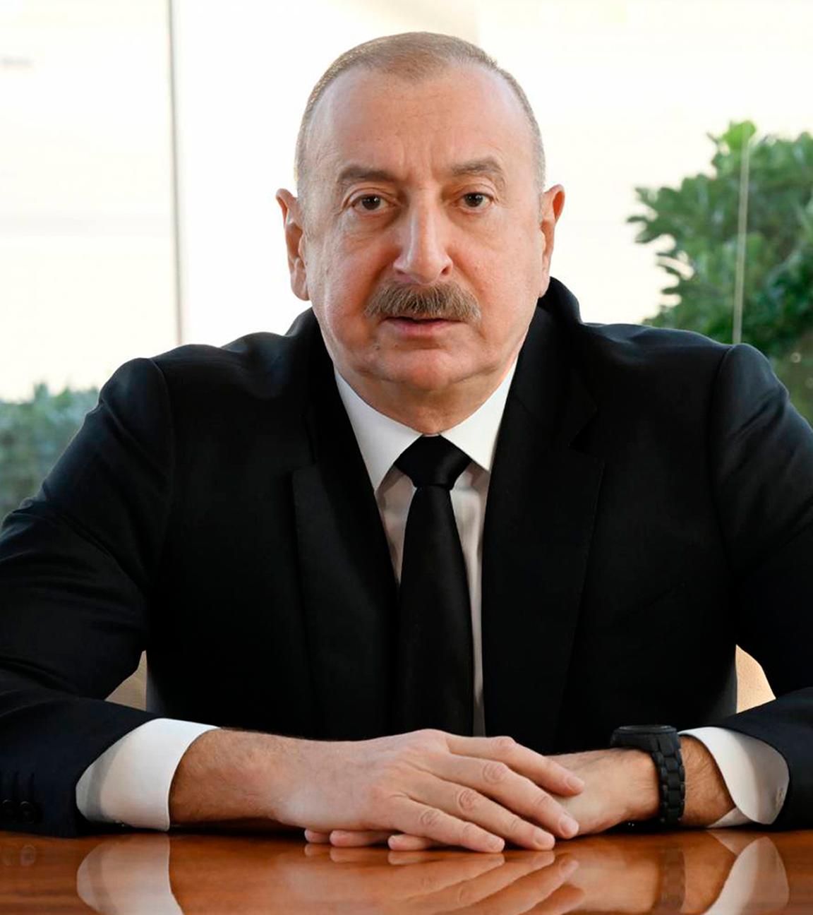 Aserbaidschans Präsident Ilham Alijev
